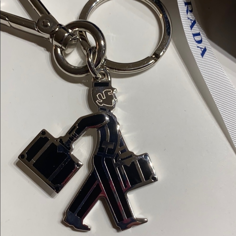 PRADA limited edition groom bag charm keychain